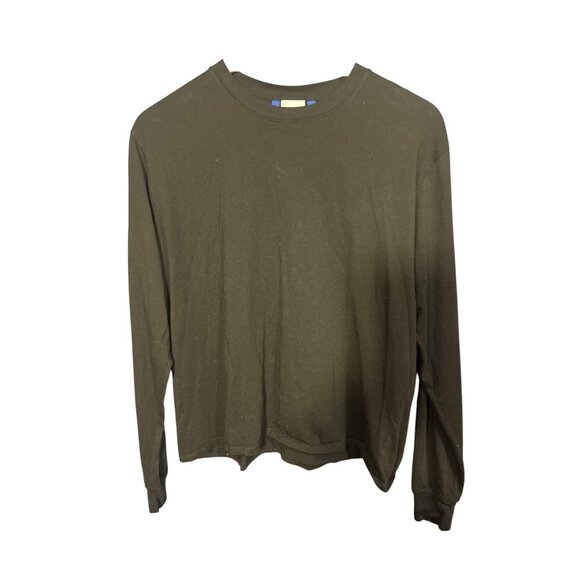 Outdoor Voices Black Long-Sleeve Crewneck Womens Shirt Size M - Picture 1 of 4